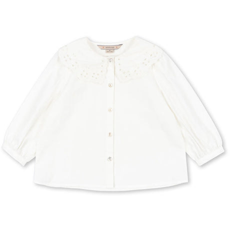 Konges Sløjd Optic White Rilo Collar Shirt Gots