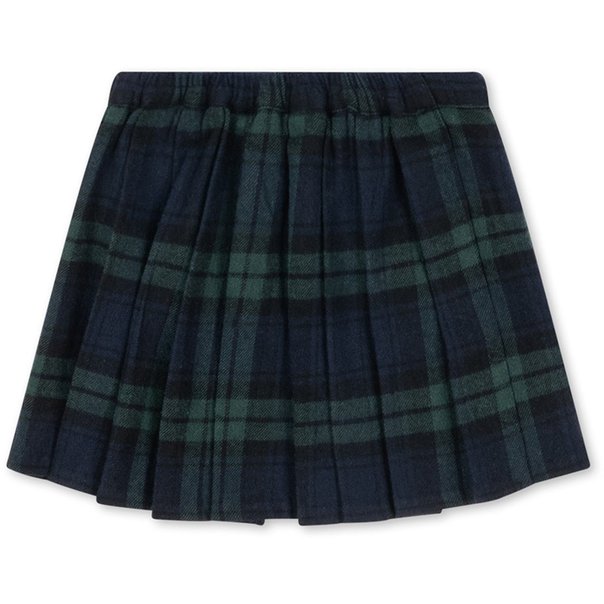 Konges Sløjd Green Check Checky Pleat Skirt Gots
