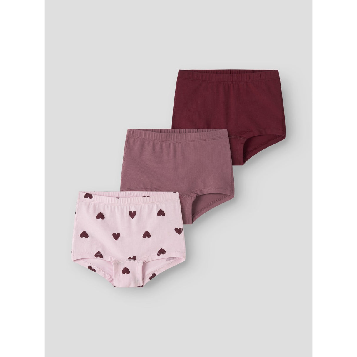 Name It Parfait Pink Nmftights 3P Cutie Heart Noos