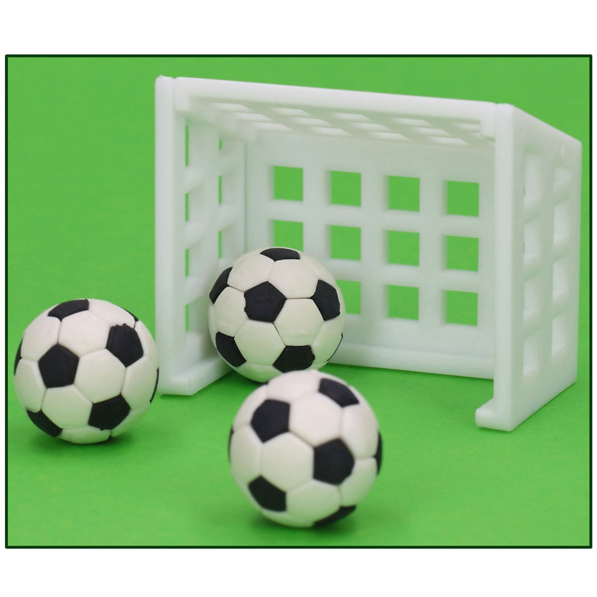 Dino World + Action Football Eraser Set
