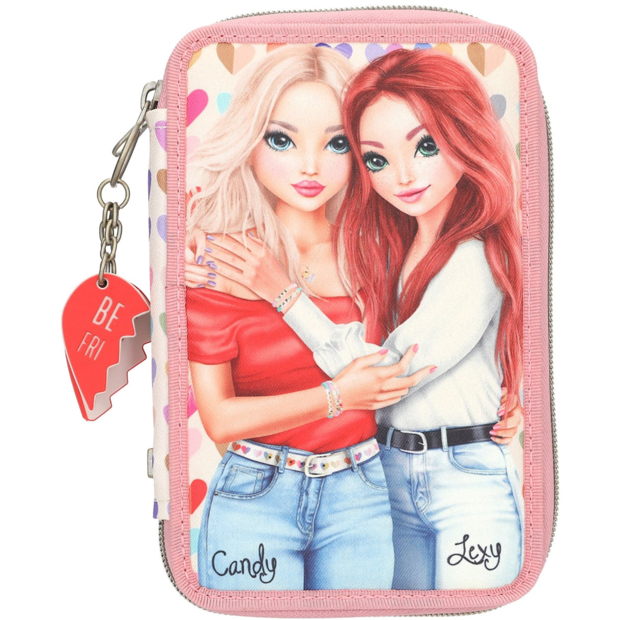 TOPModel Heart To Heart Double Pencil Case