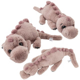 Dino World + Action Light Brown Plush Dino Lying 50 Cm