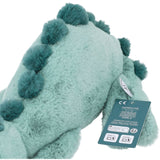 Dino World + Action Light Green Plush Dino Lying 50 Cm