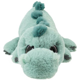 Dino World + Action Light Green Plush Dino Lying 50 Cm