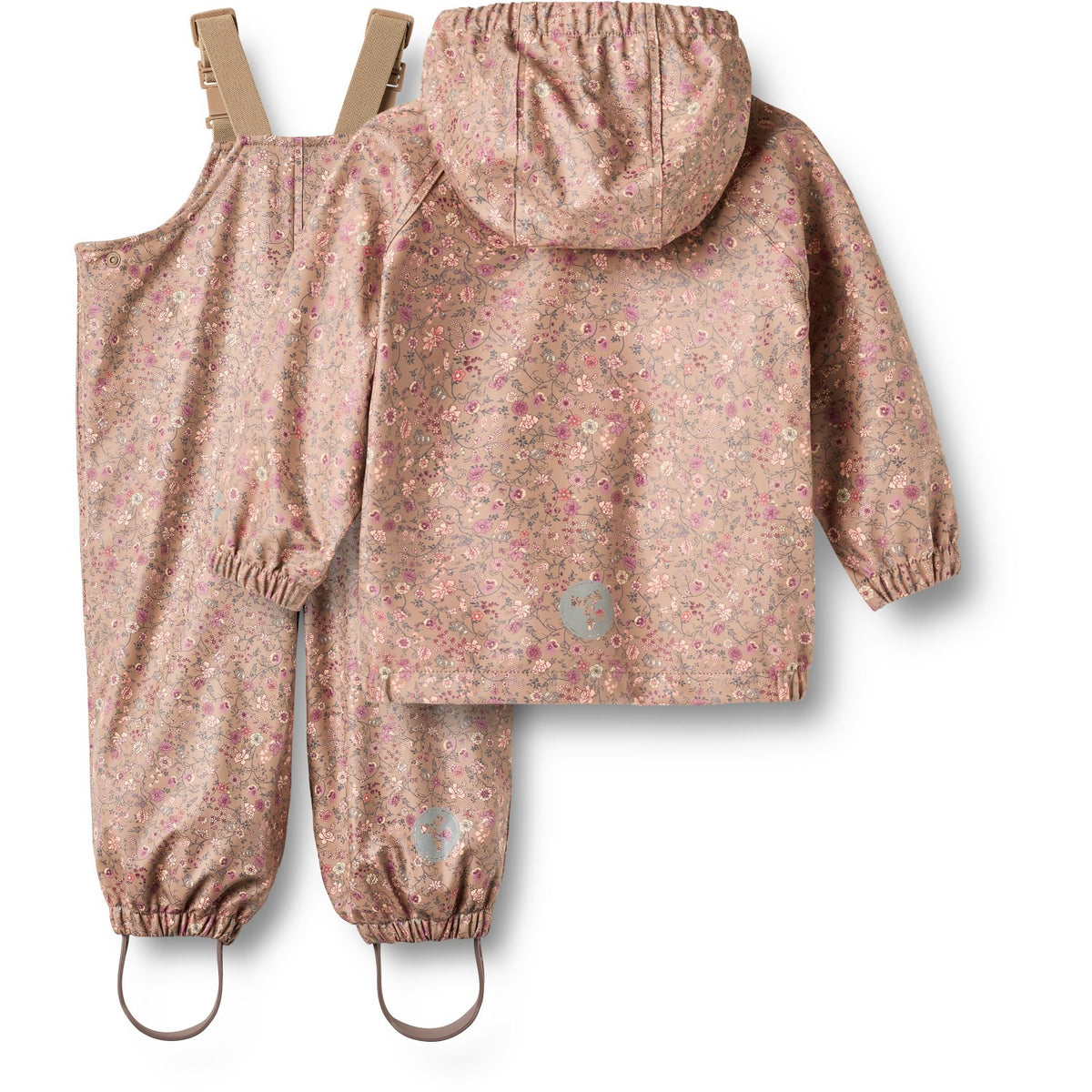 Wheat Portabella Flowers Rainwear Charlie Set