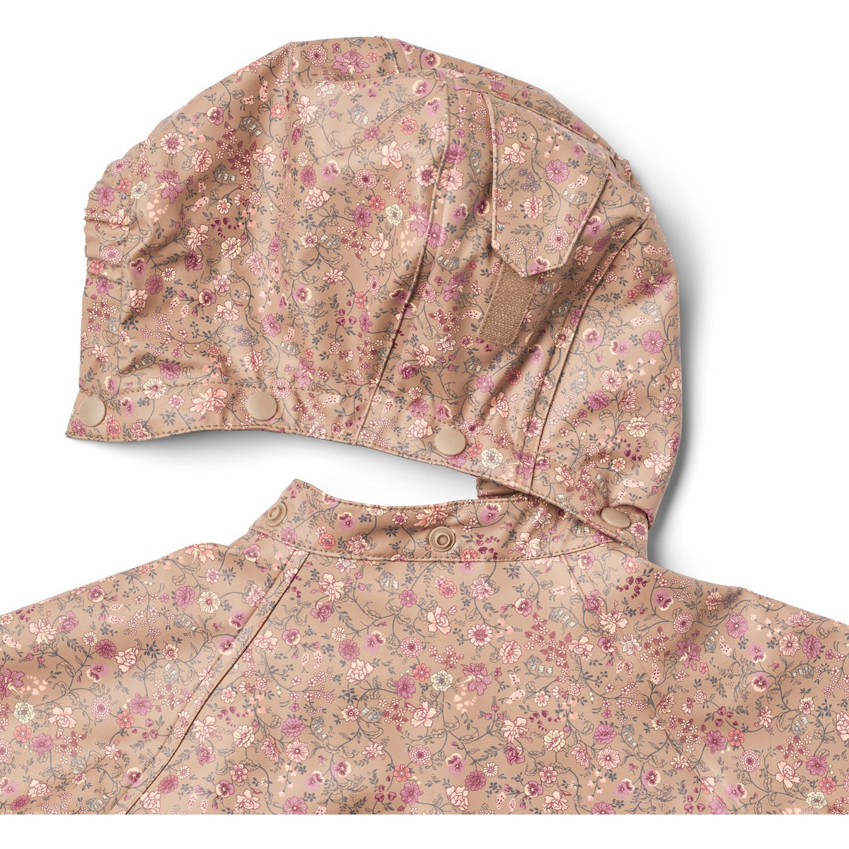 Wheat Portabella Flowers Rainwear Charlie Set