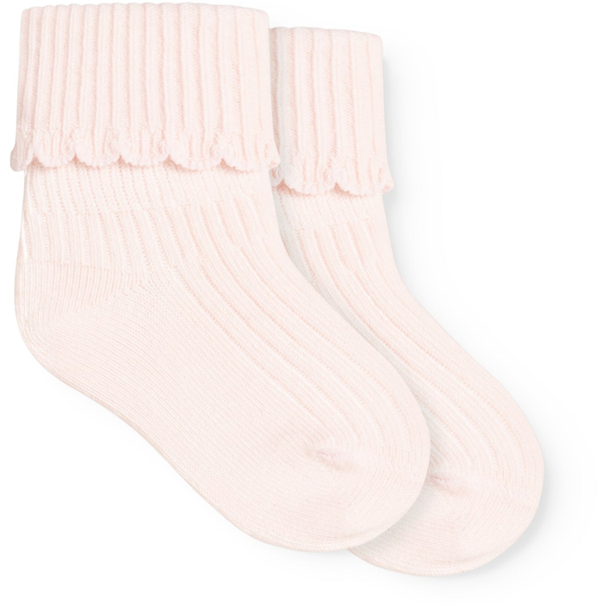 MarMar Rosa Newborn Socks Scallop 2-pack Socks
