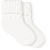 MarMar Gentle White Newborn Socks Scallop 2-pack Socks