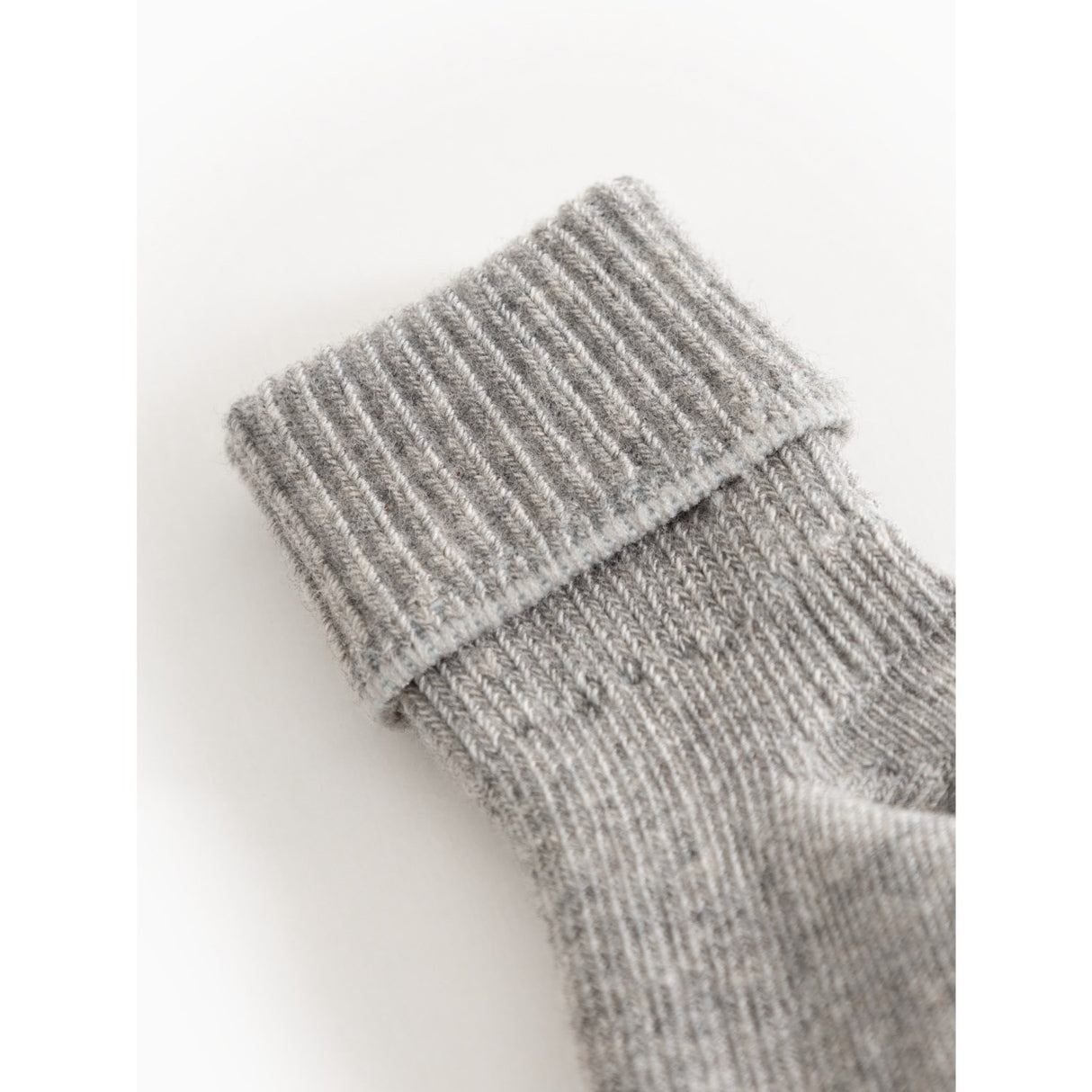MarMar Light Grey Melange Newborn Socks 2-pack Socks