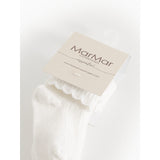 MarMar Gentle White Newborn Socks Scallop 2-pack Socks