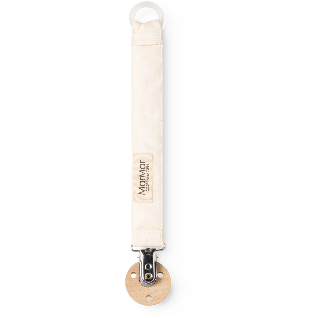 MarMar Crispy Poplin Mini Bloom Emb. Alo Embroidery Pacifier Clip