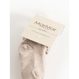 MarMar Light Beige Mel. Newborn Socks 2-pack Socks