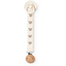 MarMar Crispy Poplin Teddybears Emb. Alo Embroidery Pacifier Clip