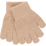 Mikk-Line Rose Melange-Melange Denver-Dark Gray Melange Magic Gloves 3-Pack With Lurex