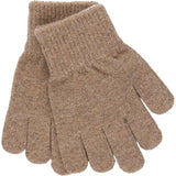 Mikk-Line Rose Melange-Melange Denver-Dark Gray Melange Magic Gloves 3-Pack With Lurex