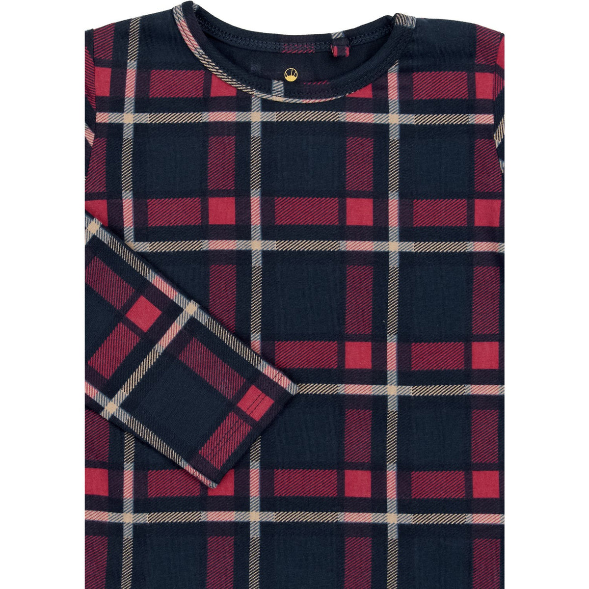 THE NEW Siblings Navy Blazer Check Tnstholiday Tartan Night Set