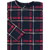 THE NEW Siblings Navy Blazer Check Tnstholiday Tartan Night Set