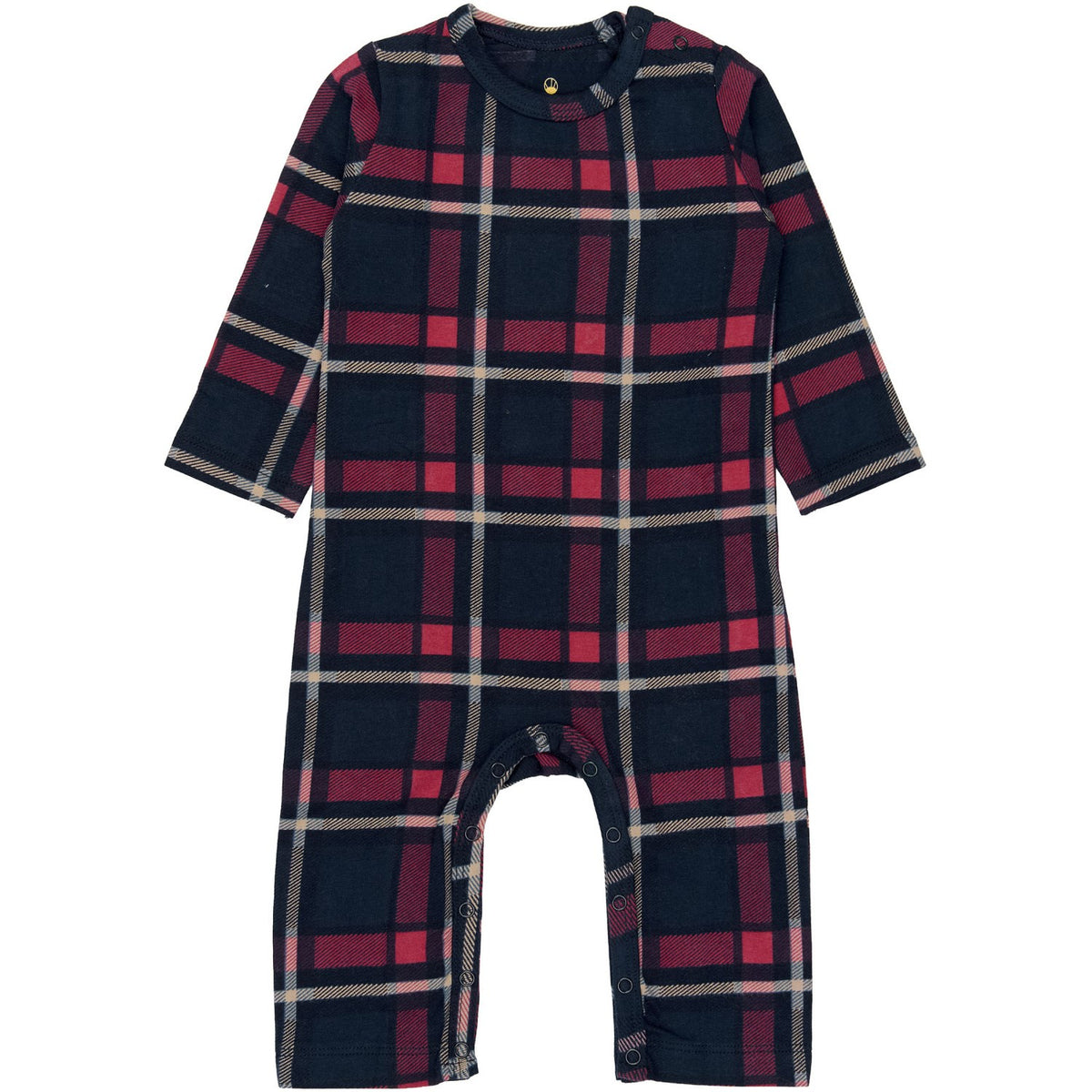 THE NEW Siblings Navy Blazer Check Tnsbholiday Tartan L_S Jumpsuit