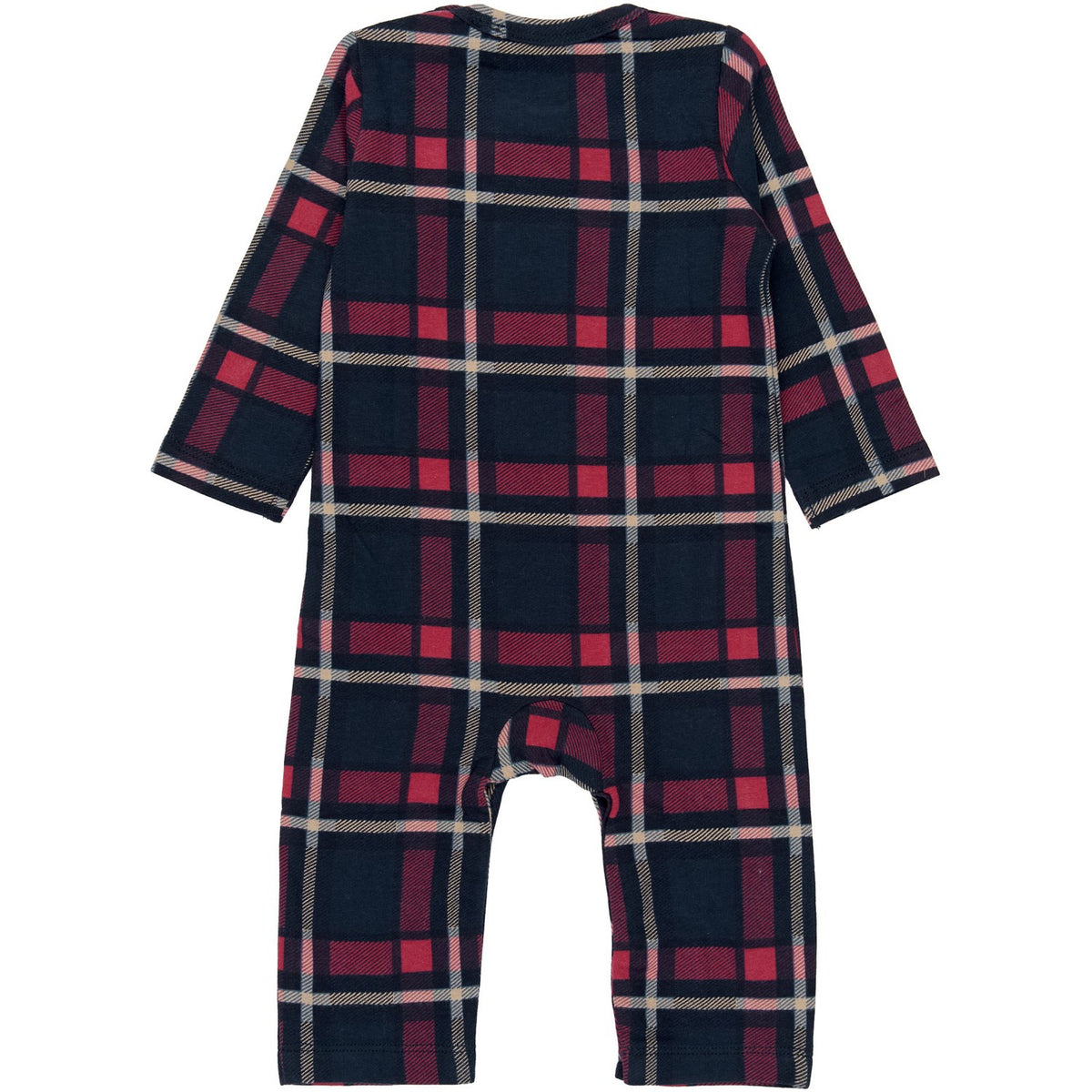 THE NEW Siblings Navy Blazer Check Tnsbholiday Tartan L_S Jumpsuit