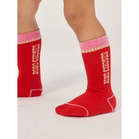 Bobo Choses Red Bobo Choses Long Socks