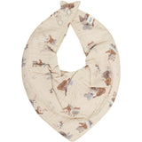 Pippi Mocha Meringue Bib Muslin W. Aop (2-Pack)