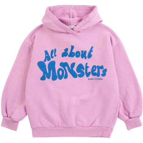 Bobo Choses Pink All About Monsters Hoodie