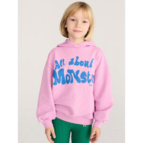 Bobo Choses Pink All About Monsters Hoodie