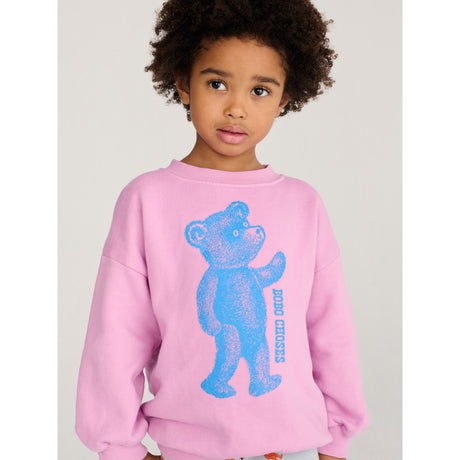 Bobo Choses Pink Softpaw Monster Sweatshirt