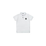 Stone Island White Ss Polo