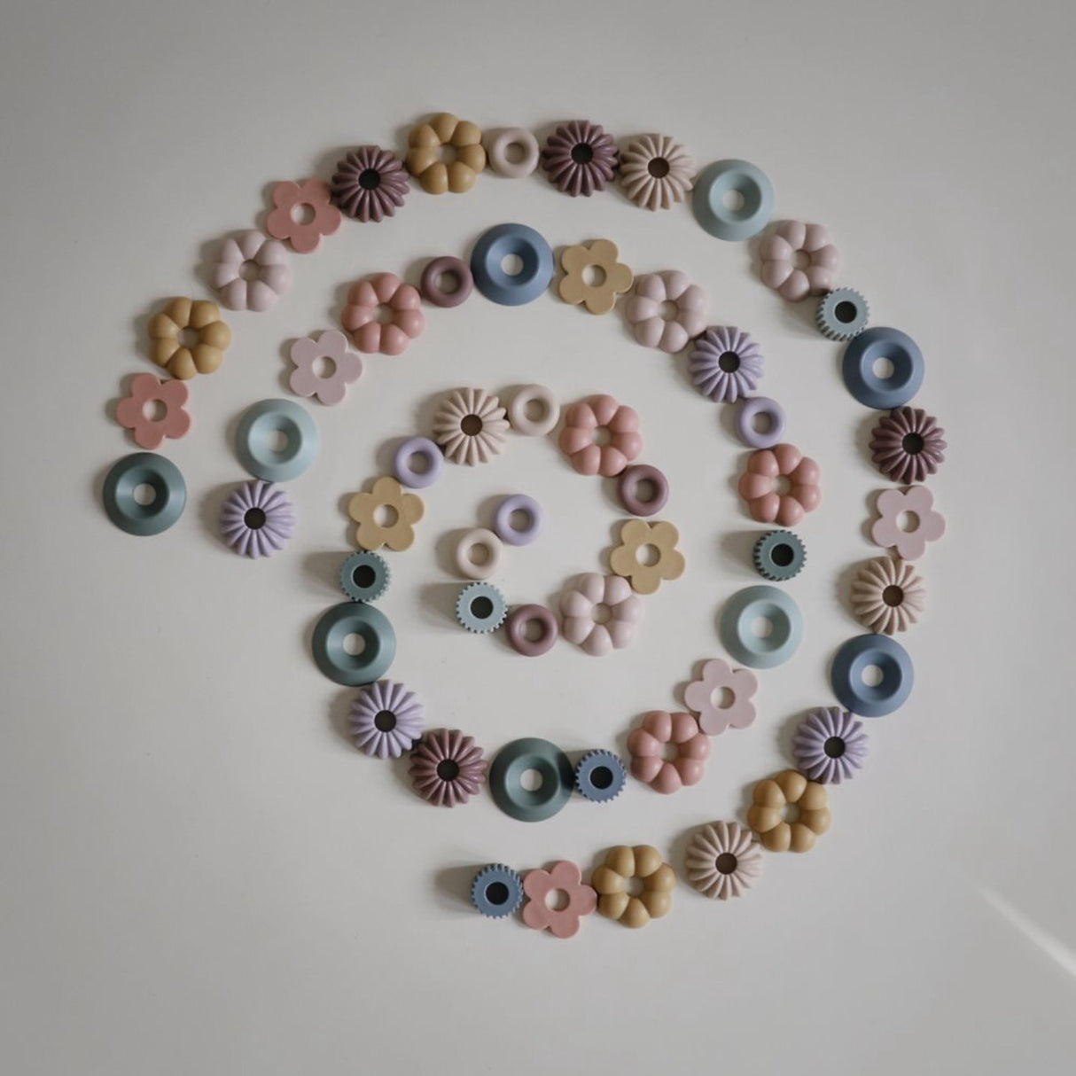 Mushie Multi Mushie Bead Lacing Toy Set