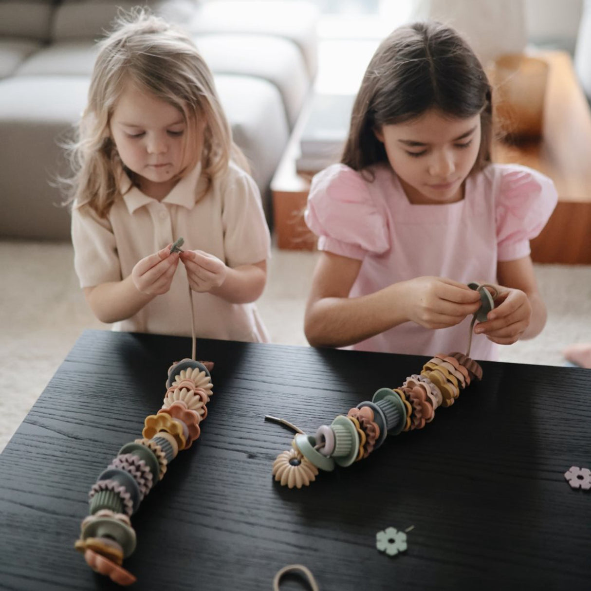 Mushie Multi Mushie Bead Lacing Toy Set