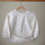 Mushie Bows Mushie Long Sleeve Bib - Bows