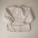 Mushie Bows Mushie Long Sleeve Bib - Bows