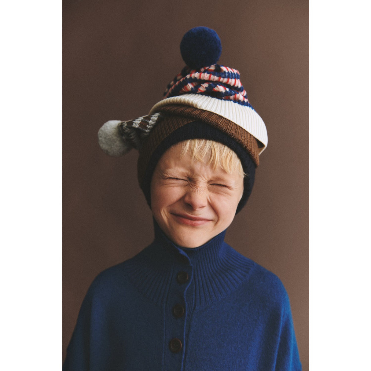 FUB Dark Navy Rib Beanie