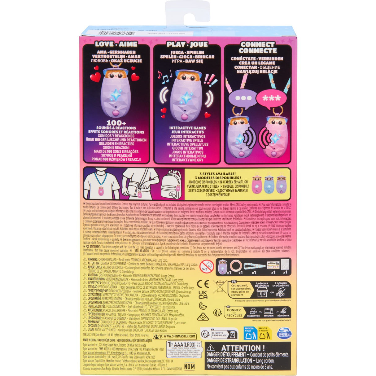 Peekimo Interaktivt Kæledyr Blå Boo