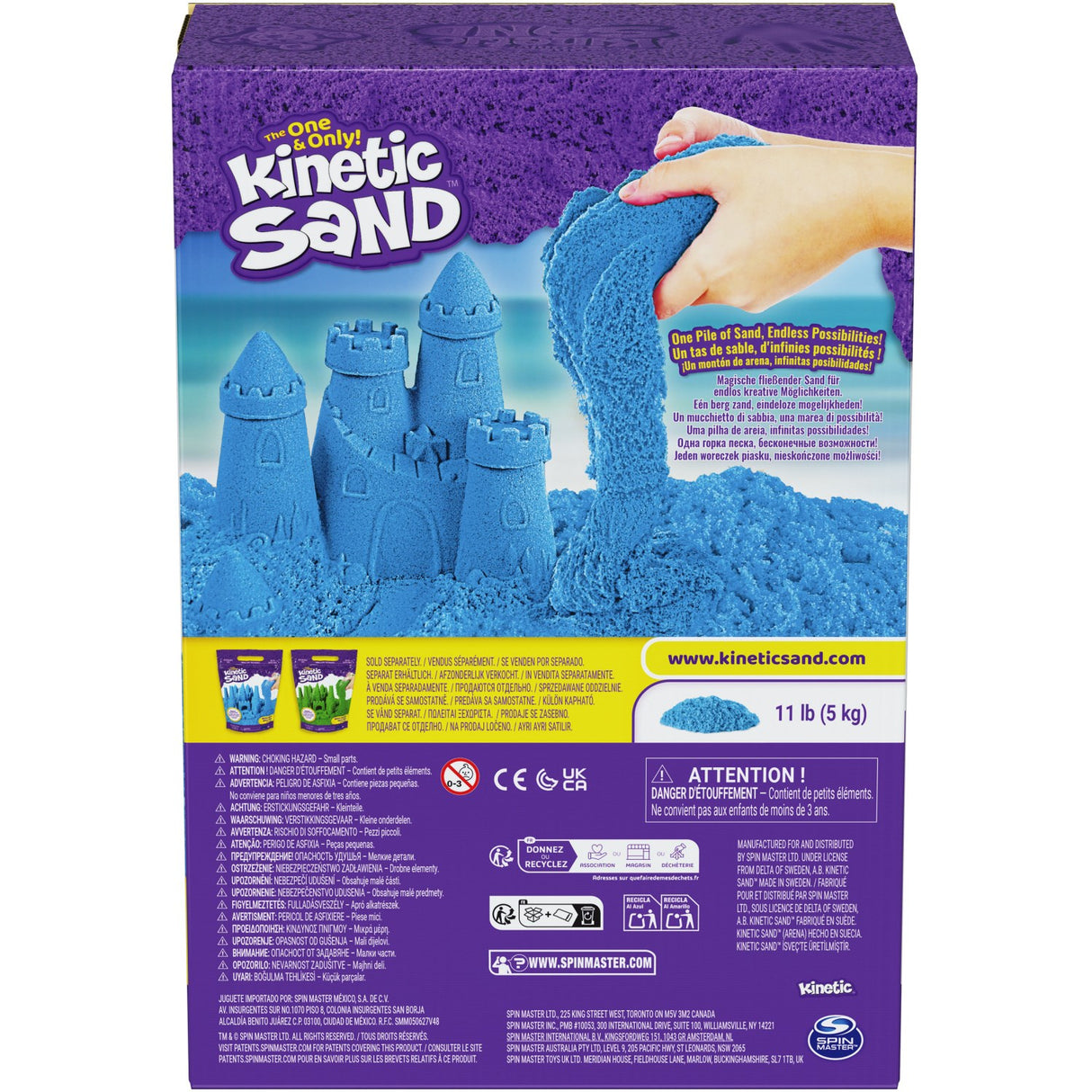 Kinetic Sand Blå Sand 5 Kg