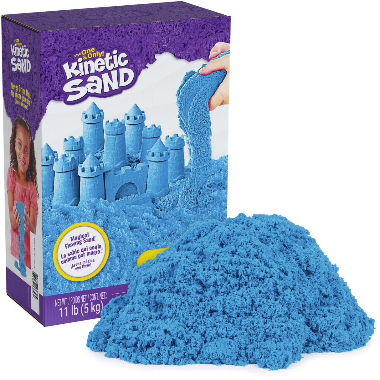 Kinetic Sand Blå Sand 5 Kg