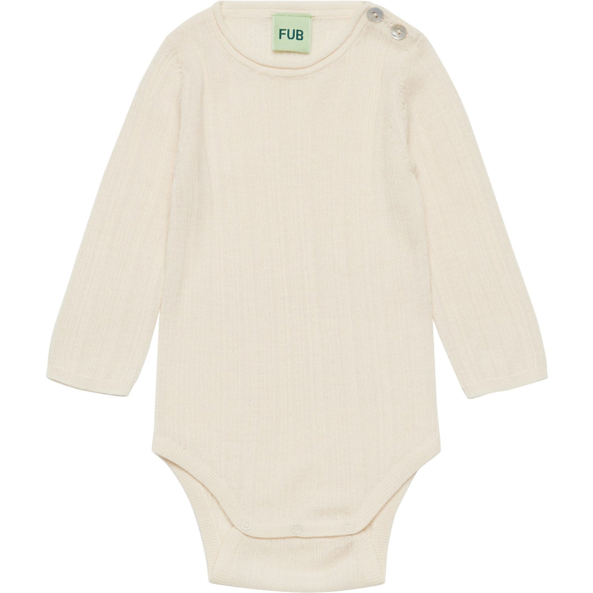 FUB Ecru Baby Rib Body