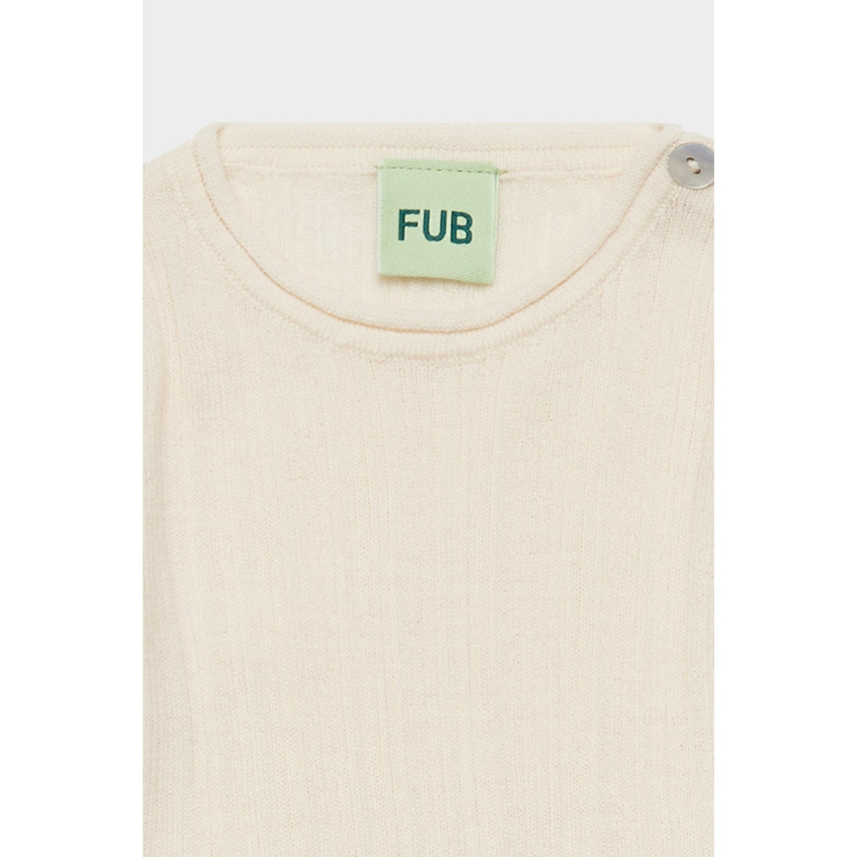 FUB Ecru Baby Rib Body