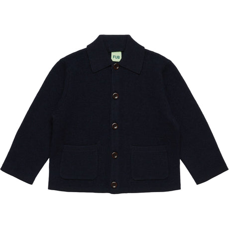 FUB Dark Navy Felted Jacket