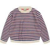 FUB Ercu/Deep Indigo/Classic Red Multi Sweater