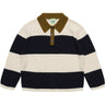 FUB Ecru/Navy Striped Polo