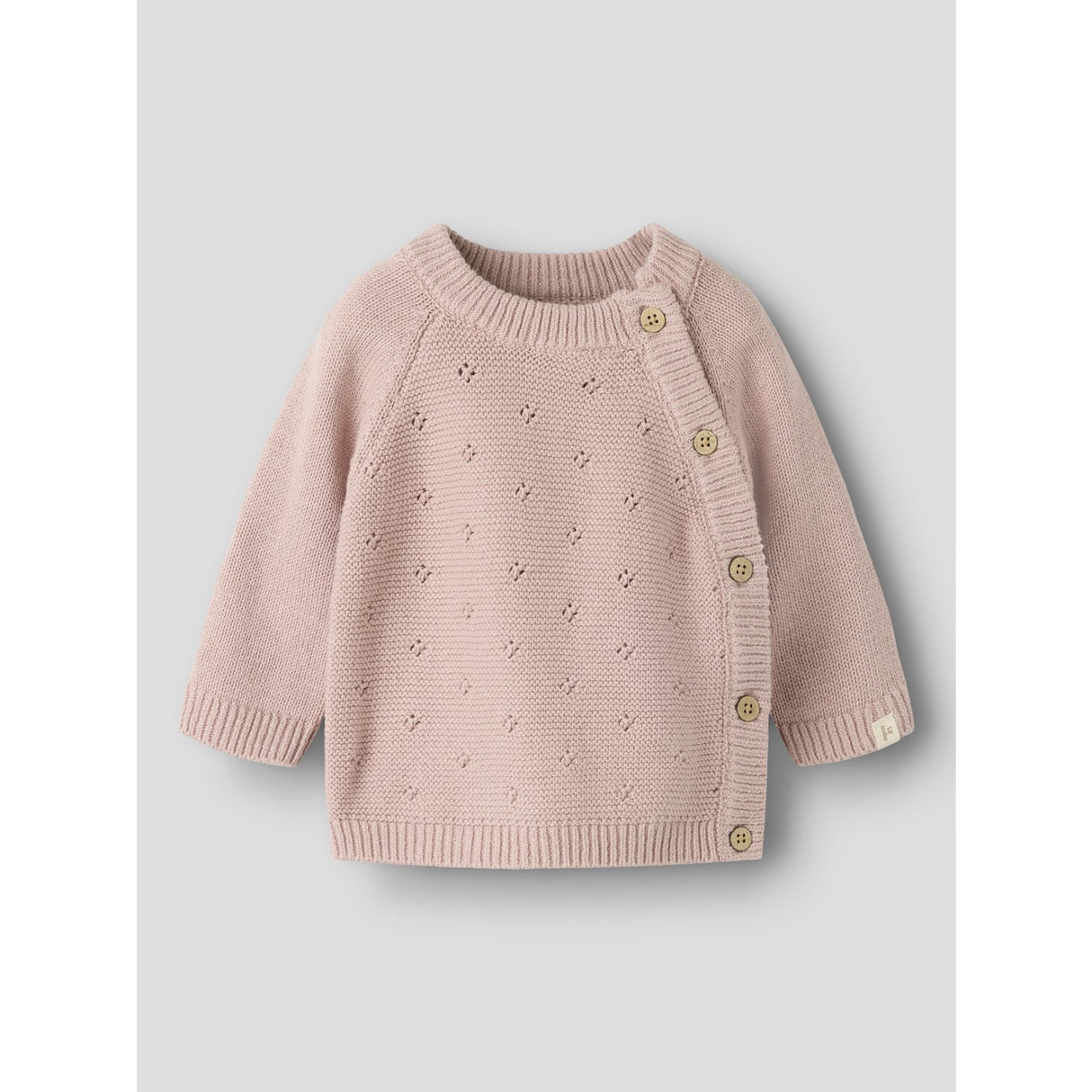 Lil'Atelier Adobe Rose Nbnlaguna Ls Wrap Knit Lil