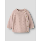 Lil'Atelier Adobe Rose Nbnlaguna Ls Wrap Knit Lil