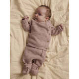 Lil'Atelier Adobe Rose Nbnlaguna Ls Wrap Knit Lil