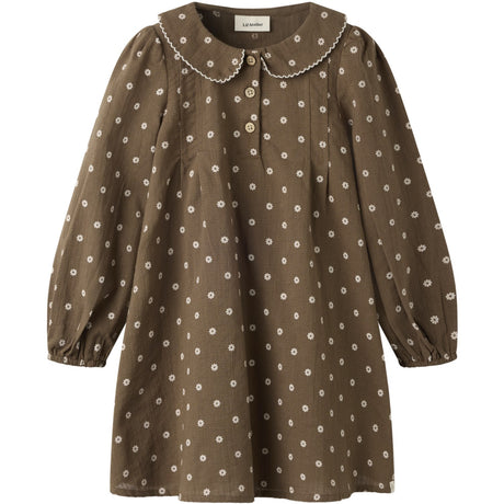 Lil'Atelier Teak Nmfhulla Ls Loose Dress Lil