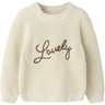Lil'Atelier Turtledove Lovely Nmfemlen Emb Knit Lil