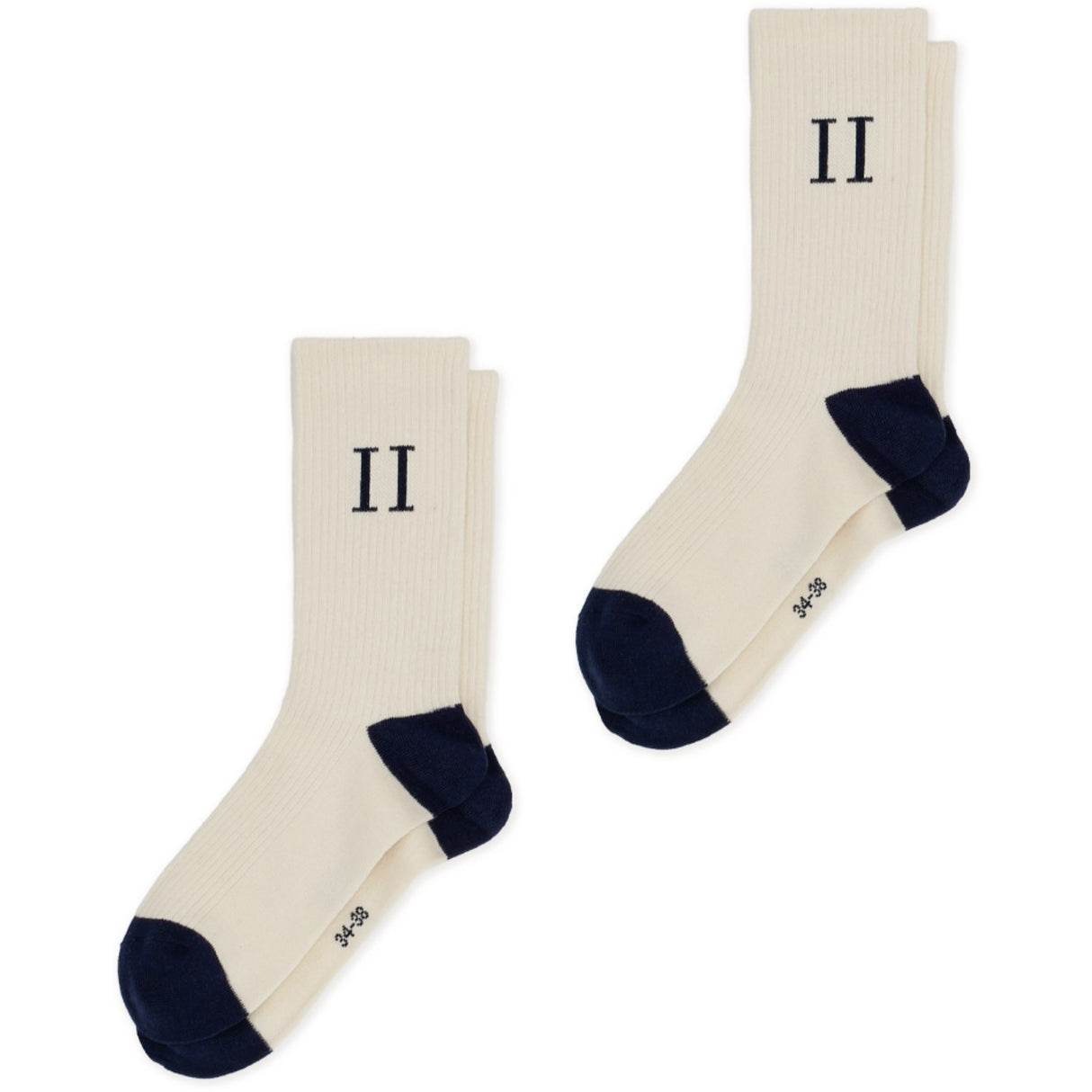 Les Deux Kids Ivory Core Socks 2-Pack Kids