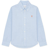 Les Deux Kids Light Blue Core Contrast Oxford Shirt Kids