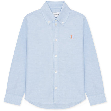 Les Deux Kids Light Blue Core Contrast Oxford Shirt Kids